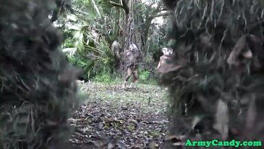 Army soldiers anal orgy during group drills