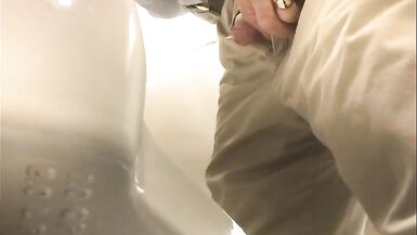 Grandpa and Daddies Urinal Compilation 02