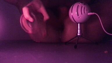 GAY ASMR - DILDO AND OIL FUCKING