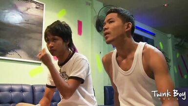 TWINK HUNK MEDIA All Oriental Twink Foursome