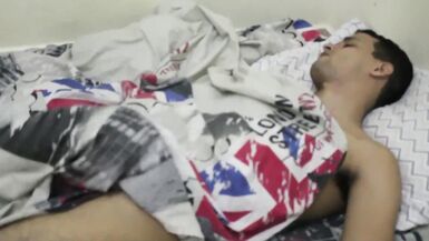 I woke up to my step bro with my rod and I threw all my cum in his cute fa