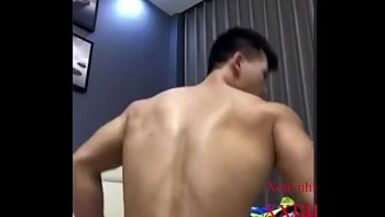 What a attractive Chinese dude having a sex movie scene call with his angel ally!