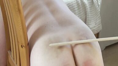 Five Minutes Thrashing Machine Bent Over a Chair