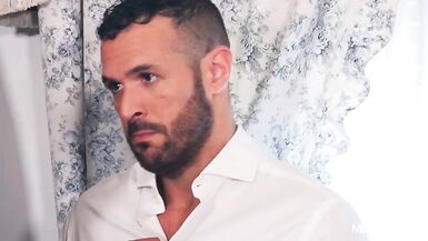 SUITED HANDYMAN.Salvador Mendoza and Denis Vega