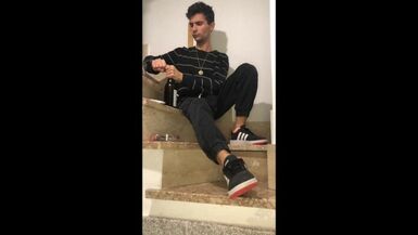 My first Fetish Video - Verbal Smoking and Spit (feet Video)