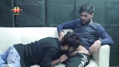 Enjoy a wild Indian adventure with a boy and his Indian girlfriend in bank - 3 image