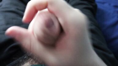 Wanking Uncircumcised Cock till I Cum