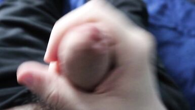 Making my Uncircumcised Dick Cum!