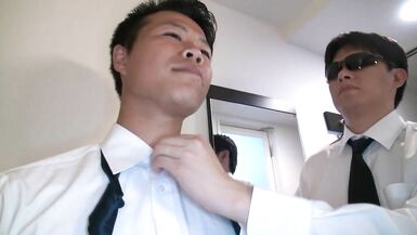 Elite Office Worker Ejaculates by being Erotic by Men