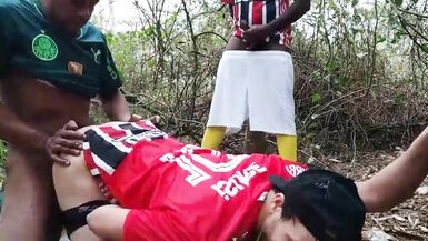 Group sex after football