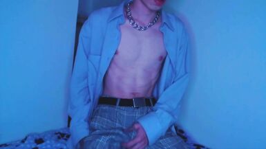 School Boy Jerks off before School | 22k Views and he Shaves his Hairy Cock next Video