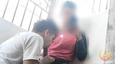 While Chat with his Girlfriend I Sucked his Dick