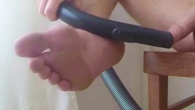 The new vacuum cleaner loves to suck cock