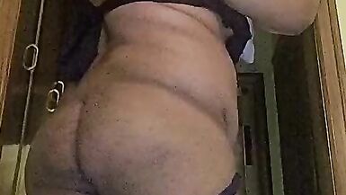 Chubby ass desi sissy CD Anasuya is horny