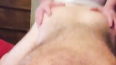 Hung Boy breeds verbal Pups tight ass on work break - 3 image