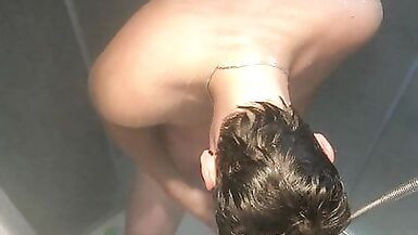 Hidden camera caught sisters boyfriend in shower