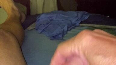 Stroking myself in panties for Lesli