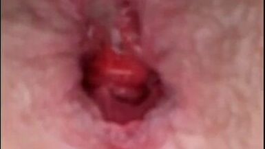 Gaping My Wet Boy Pussy Nice and Wide