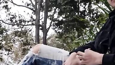 Jerking off (cum Shot) - in Public and my Kitchen