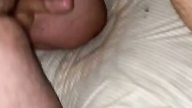 Gay bros tag team ftm pussy until dripping and used - 10 image