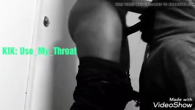 COCKSUCKER GETS A SLOPPY THROATPIE