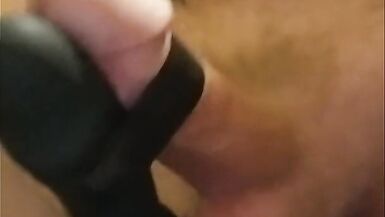 Ev yapımı, eller serbest horoz masajı prostat masajı ile sıcak yük sürükler !!