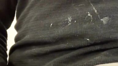 Trying not to cum, I have so much pre-cum and cum leaking out of my edged cock...long edging session