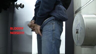 Horny Str8 Guy goes Cruising Toilets University