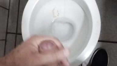 MOBILE - Risky University bathroom masturbating