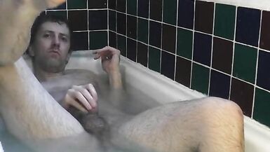 EDGEWORTH JOHNSTONE Bathtub Naked Man Washing - Soapy nude