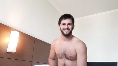 FUN GYM HUNK - UNCUT COCK HAIRY CHEST - VERBAL DOMINANT ALPHA