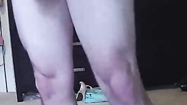 Hung guy caught on hidden cam again shaking his ass - 15 image