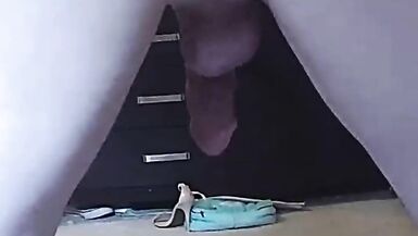 Hung guy caught on hidden cam again shaking his ass - 9 image