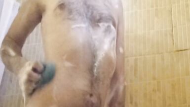 Gergely Molnar - Very sexy poses and having a shower - 10 image