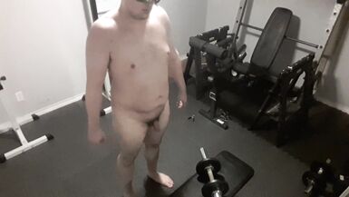 Fat Man Nude Workout 32 Push - 15 image