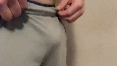 tasked, to perform bulge and dick flash