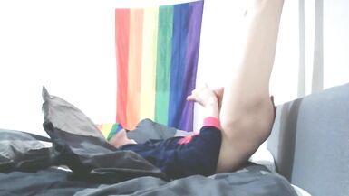 Sammy Andrews Wanking In Football Kit And Cumming On His Chest - 12 image