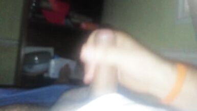 Man addicted the sex is masturbating two round