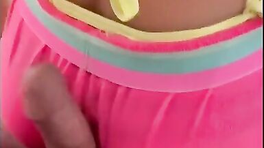 Sıcak genç seks bebek bikini ve pigtails sert becerdin sert - 2 image