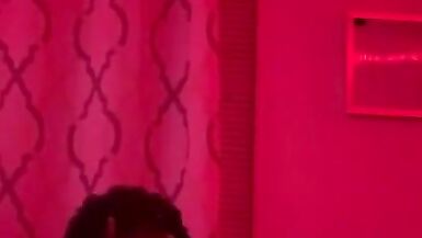 Black teen moans and jerks bbc till he busts a fat load