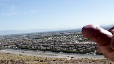 Naked hike overlooking Las Vegas - 9 image
