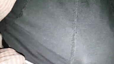 Wake up my straight BFF after party to secretly give his little dick a nut relaxing handjob into nice creamy orgasm - 6 image