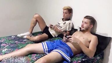 My step Cousin Came To Play Soccer And Ended Up Opening His Tight Ass