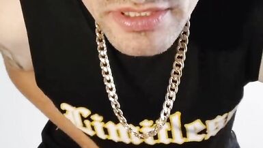 Daddy being dirty verbal with submissive. Worship cock and foreskin