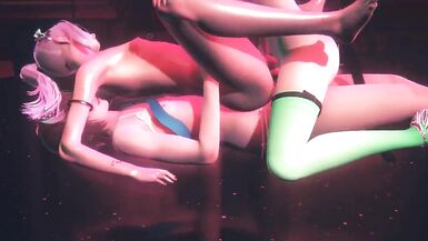 Yaoi Femboy - Sora Footjob and Double penetration