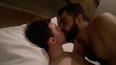 Lucky bear gets to play with his little natural femboy (please watch the update video) - 1 image