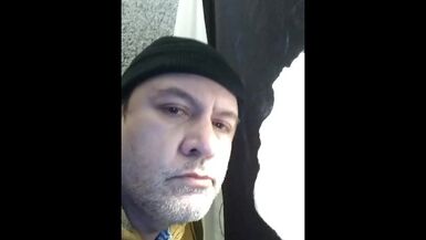 Very loud dominant daddy, returning visitor to my glory hole,, uses my mouth as a cum dump once more