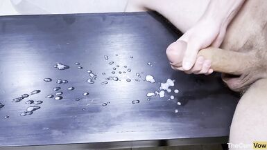 EDGING & CUMMING: Intense Orgasm and Big Cumshot Explosion