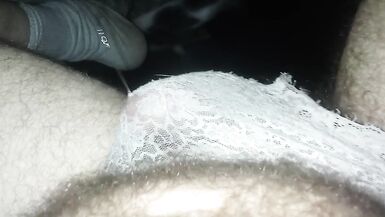 Sexypantyman screwing myself in pussy ass with best toynut driverpouring precum all over panties - 9 image