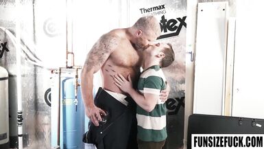 Danny Wilcoxx got a closeup view of Cain Markos secret weapon and wants it as soon as possible inside his ass - 3 image